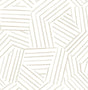 A-Street Prints Helene Taupe Geometric Lines Wallpaper