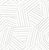 A-Street Prints Helene Pewter Geometric Lines Wallpaper