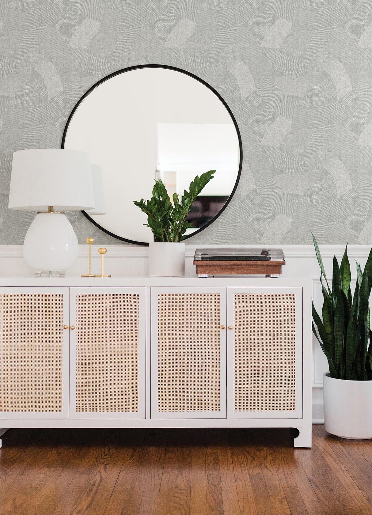A-Street Prints Tania Grey Woven Abstract Wallpaper