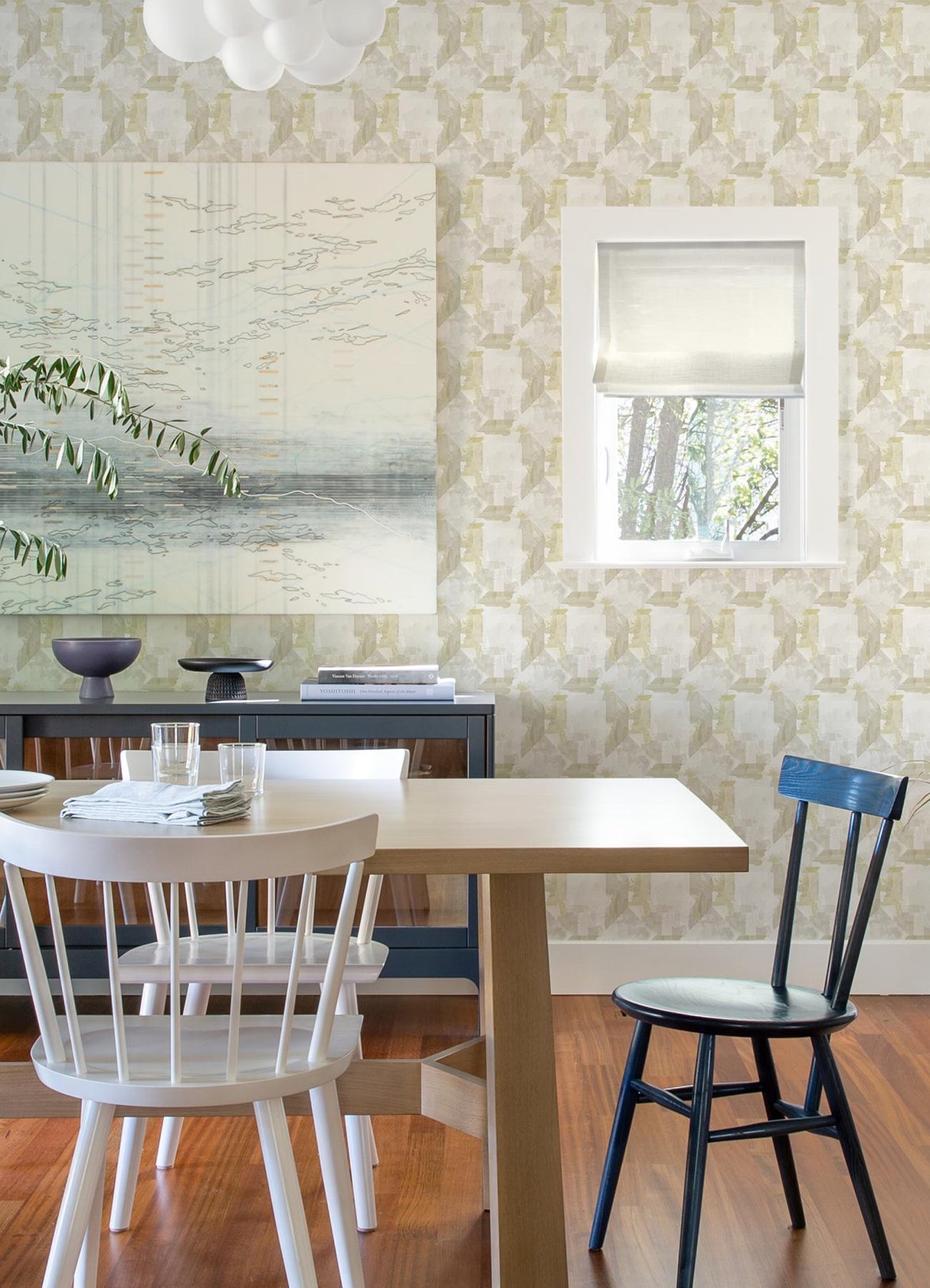 A-Street Prints Perrin Olive Gem Geometric Wallpaper