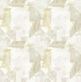 A-Street Prints Perrin Olive Gem Geometric Wallpaper