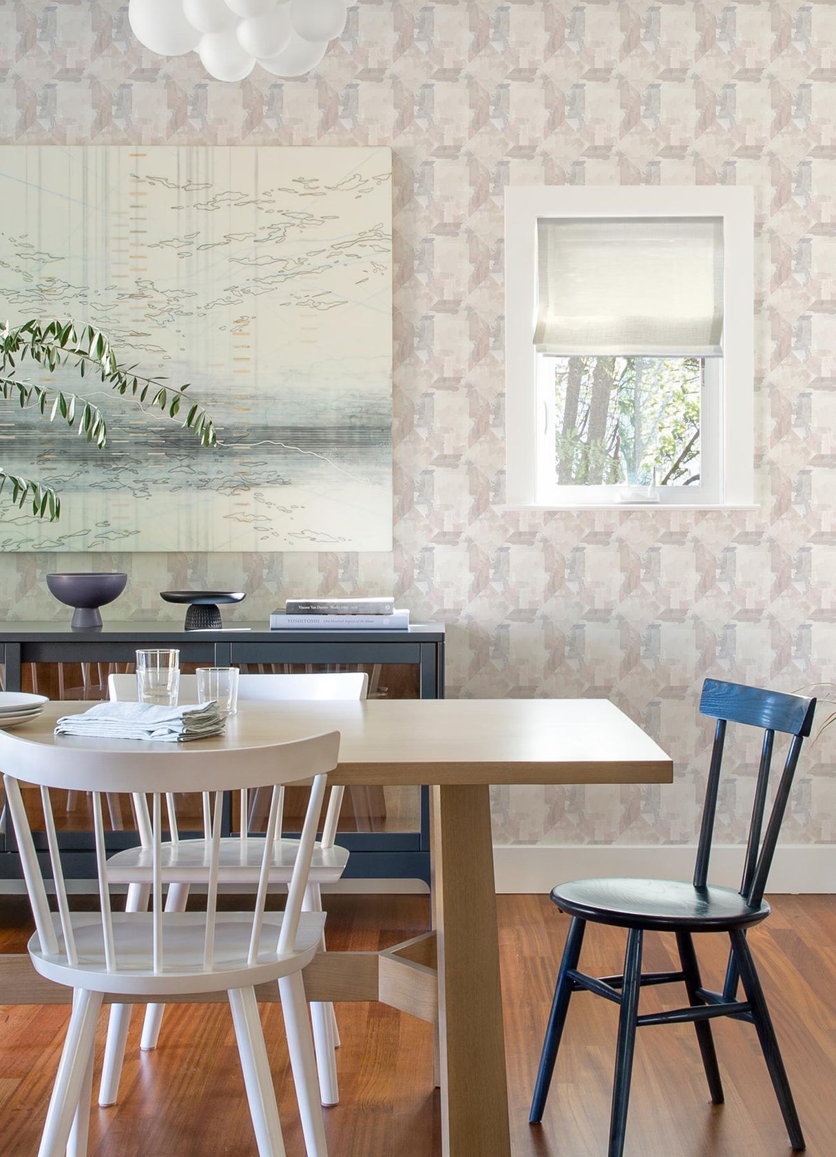 A-Street Prints Perrin Lavender Gem Geometric Wallpaper