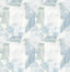 A-Street Prints Perrin Blue Gem Geometric Wallpaper