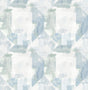 A-Street Prints Perrin Blue Gem Geometric Wallpaper