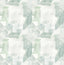 A-Street Prints Perrin Sea Green Gem Geometric Wallpaper