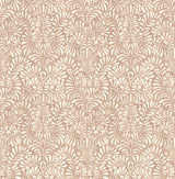 A-Street Prints Elma Rust Fiddlehead Wallpaper