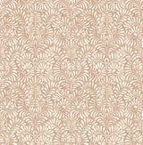A-Street Prints Elma Rust Fiddlehead Wallpaper