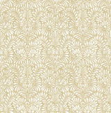A-Street Prints Elma Honey Fiddlehead Wallpaper