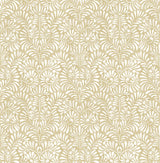 A-Street Prints Elma Honey Fiddlehead Wallpaper