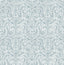 A-Street Prints Elma Sky Blue Fiddlehead Wallpaper