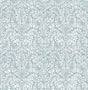 A-Street Prints Elma Sky Blue Fiddlehead Wallpaper
