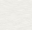 A-Street Prints Galyn Dove Pearlescent Wave Wallpaper