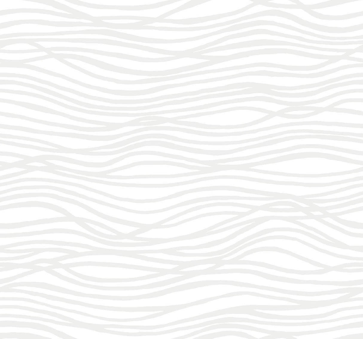 A-Street Prints Galyn White Pearlescent Wave Wallpaper