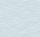 A-Street Prints Galyn Sky Blue Pearlescent Wave Wallpaper