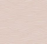 A-Street Prints Galyn Rose Gold Pearlescent Wave Wallpaper