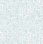 A-Street Prints Ramble Blue Geometric Wallpaper