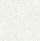 A-Street Prints Ramble Sage Geometric Wallpaper