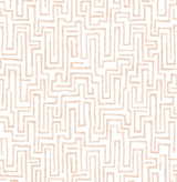 A-Street Prints Ramble Blush Geometric Wallpaper