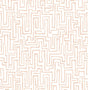 A-Street Prints Ramble Blush Geometric Wallpaper