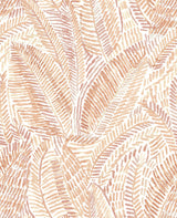 A-Street Prints Fildia Orange Botanical Wallpaper