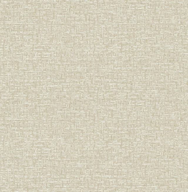 A-Street Prints Minerva Light Brown Texture Geometric Wallpaper