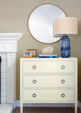 A-Street Prints Minerva Light Brown Texture Geometric Wallpaper