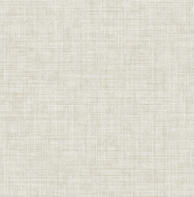 A-Street Prints Tuckernuck Taupe Linen Wallpaper