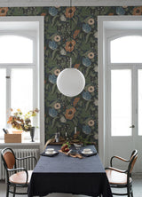 A-Street Prints Anemone Multicolor Floral Wallpaper