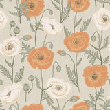 Brewster Home Fashions Spice Poppy Field Peel & Stick Wallpaper