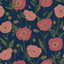 Brewster Home Fashions Navy Pink Poppy Field Peel & Stick Wallpaper