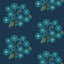 Brewster Home Fashions Navy Aqua StrawFlower Peel & Stick Wallpaper