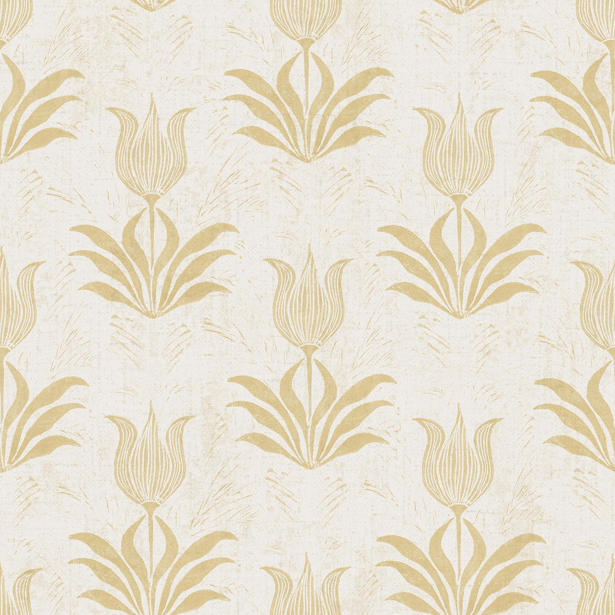 Brewster Home Fashions Mustard Parrot Tulip Peel & Stick Wallpaper