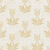 Brewster Home Fashions Mustard Parrot Tulip Peel & Stick Wallpaper