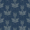 Brewster Home Fashions Navy Parrot Tulip Peel & Stick Wallpaper