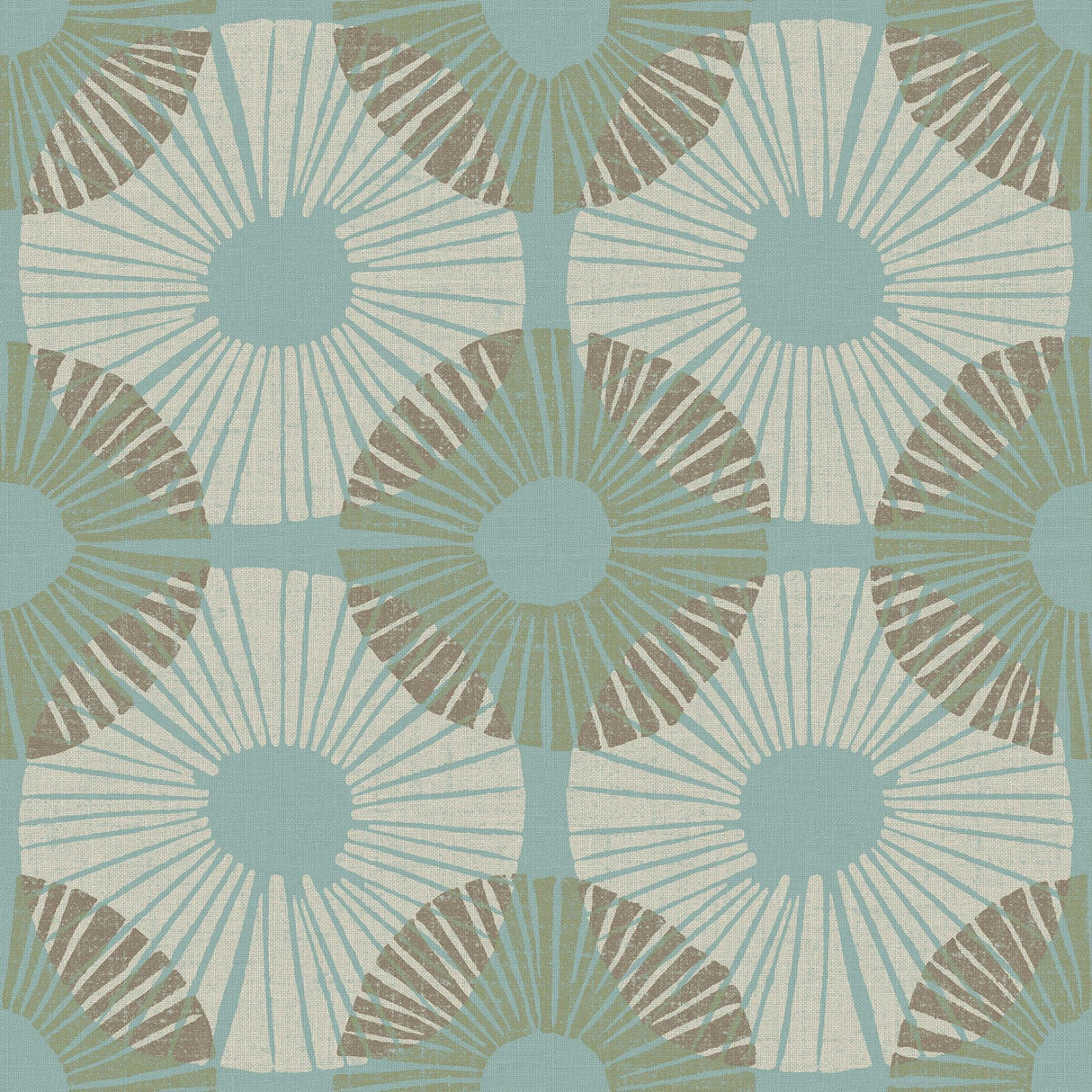 Brewster Home Fashions Aqua Chocolate Superbloom Peel & Stick Wallpaper