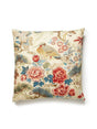 Scalamandre Shenyang Linen Print 22 X 22 - Sandalwood Decorative Pillow