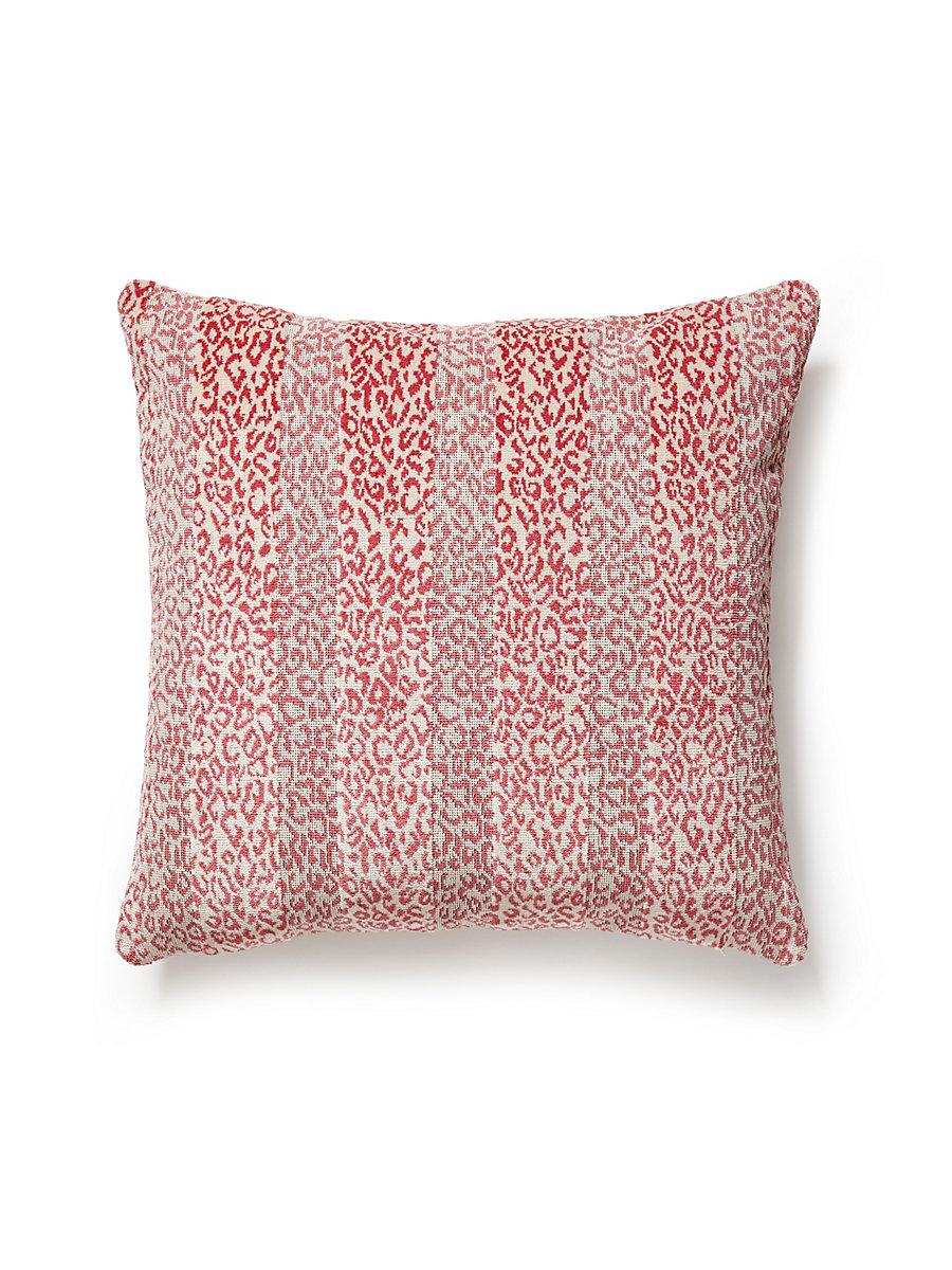 Scalamandre Corbet 22 X 22 - Tomato Decorative Pillow