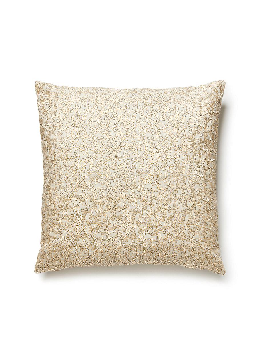 Scalamandre Hele Bay 22 X 22 - Ivory Decorative Pillow