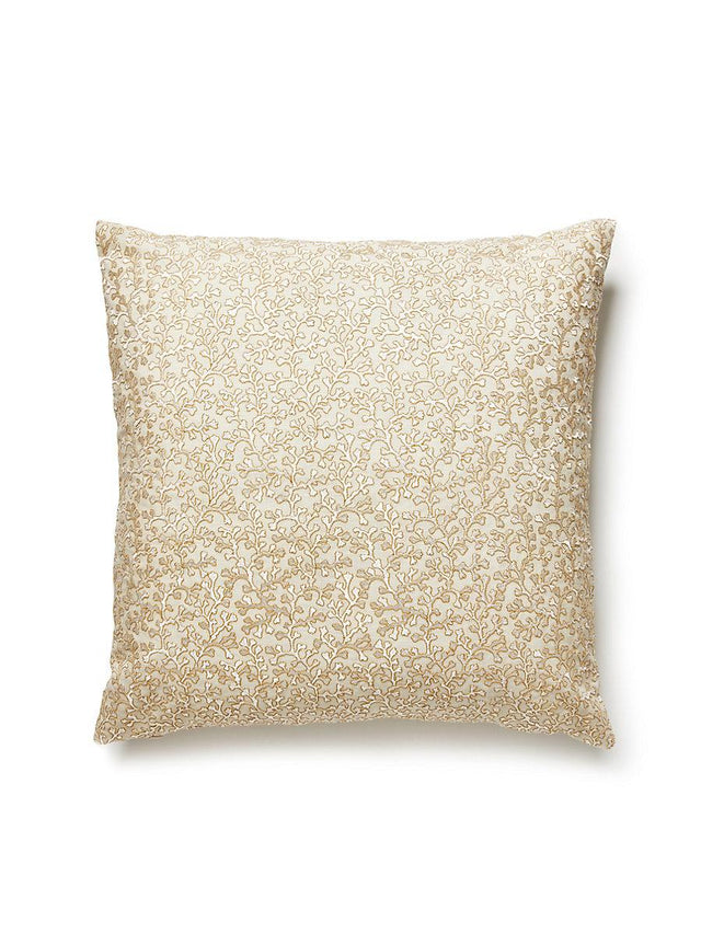 Scalamandre Hele Bay 22 X 22 - Ivory Decorative Pillow