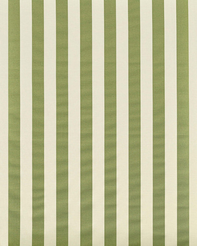 Lee Jofa AVENUE STRIPE GREEN ON WHITE Fabric