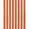 Lee Jofa Avenue Stripe Crimson/Ecru Fabric