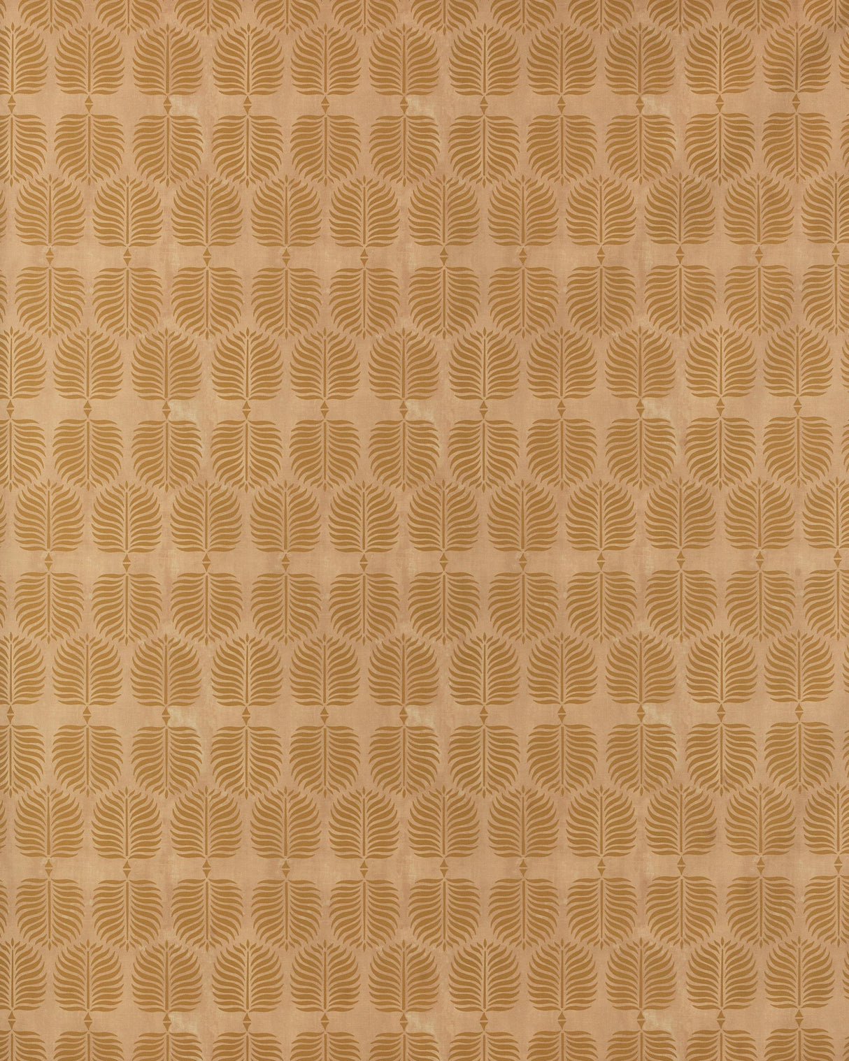 Lee Jofa PERSIA LEAF OCHRE ON PINK Fabric