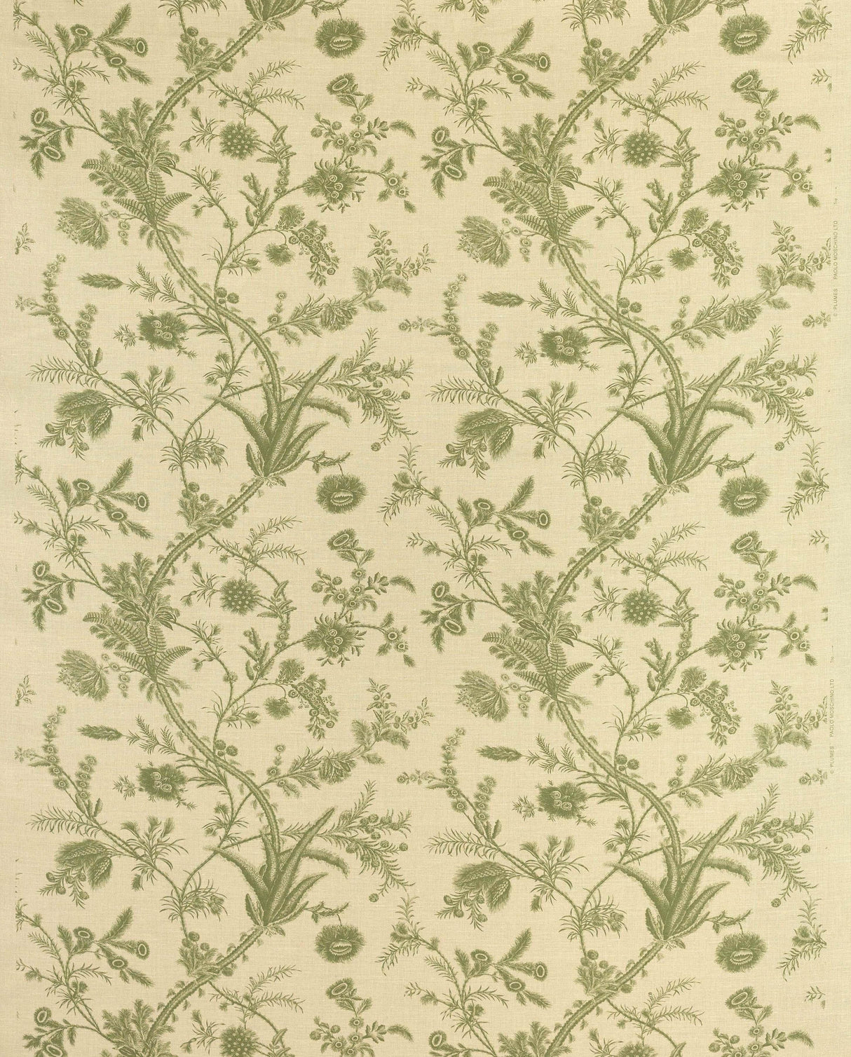 Lee Jofa PLUMES GREEN Fabric