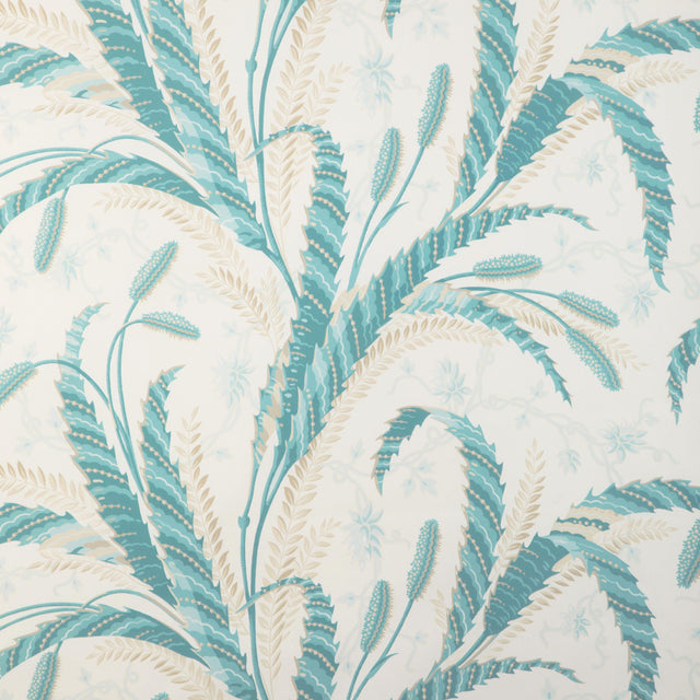 Brunschwig & Fils VERNAY PRINT AQUA Fabric