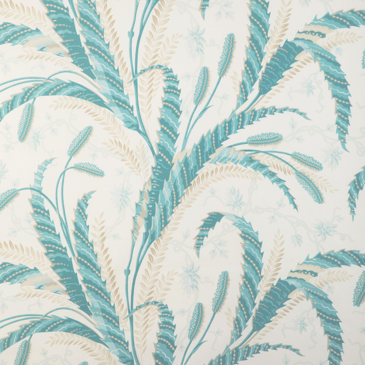 Brunschwig & Fils VERNAY PRINT AQUA Fabric