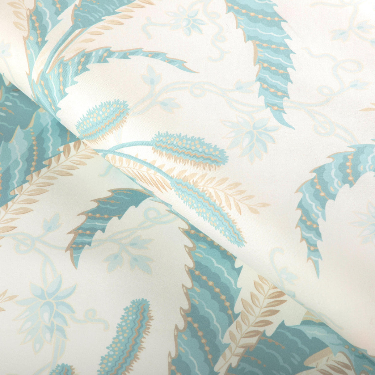 Brunschwig & Fils VERNAY PRINT AQUA Fabric