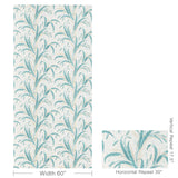 Brunschwig & Fils VERNAY PRINT AQUA Fabric