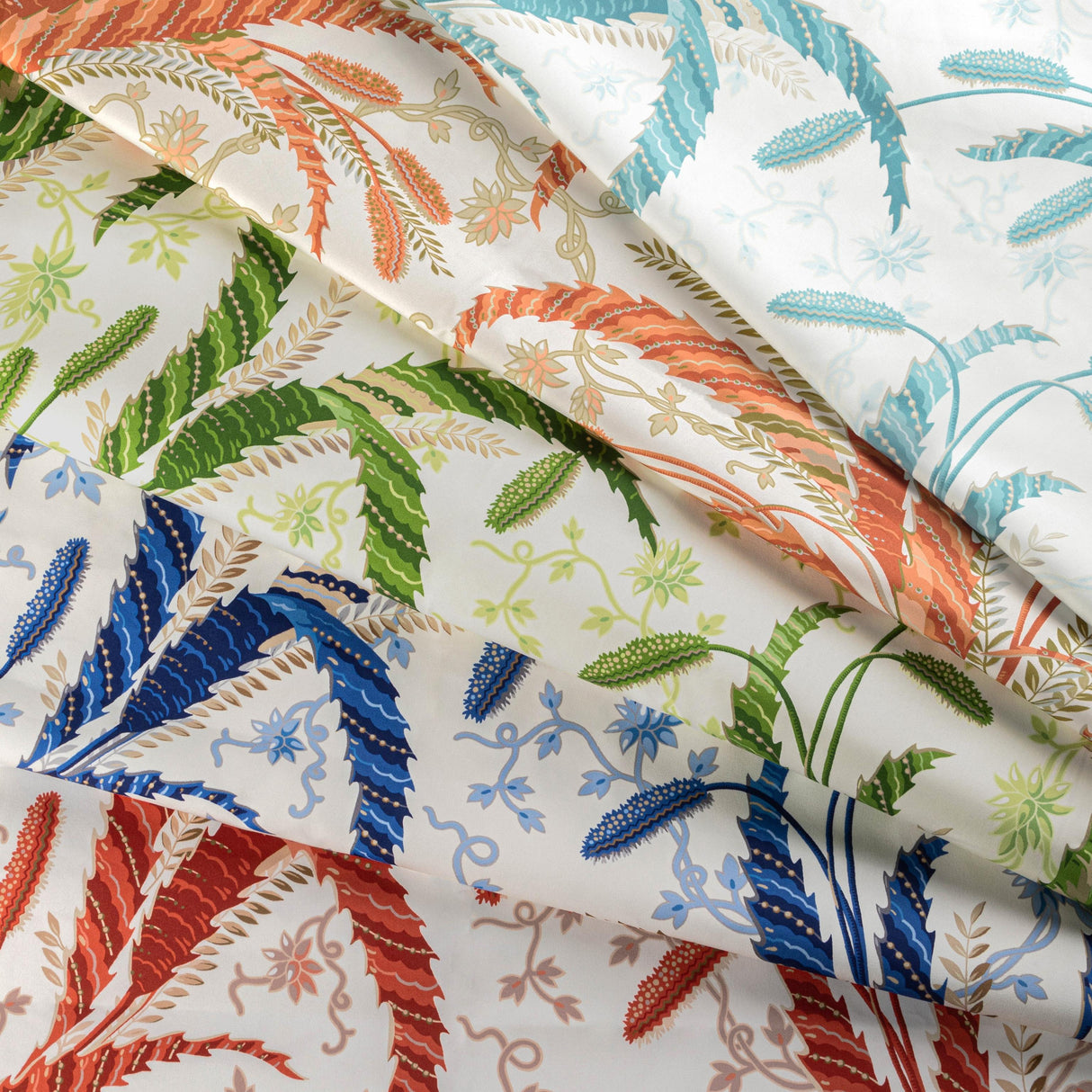 Brunschwig & Fils VERNAY PRINT AQUA Fabric