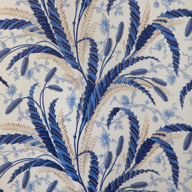 Brunschwig & Fils VERNAY PRINT BLUE Fabric