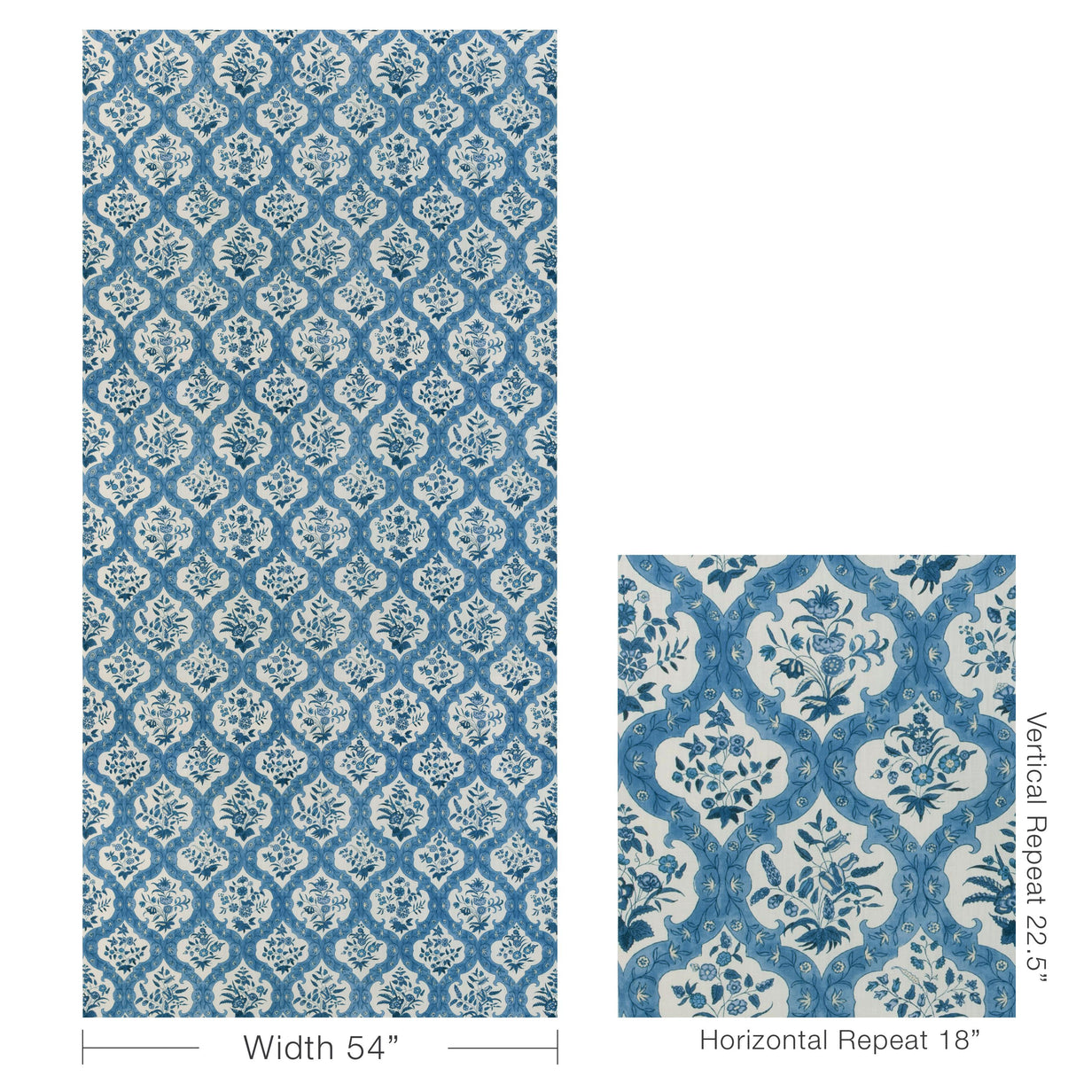 Brunschwig & Fils VENTOUX PRINT SKY/BLUE Fabric